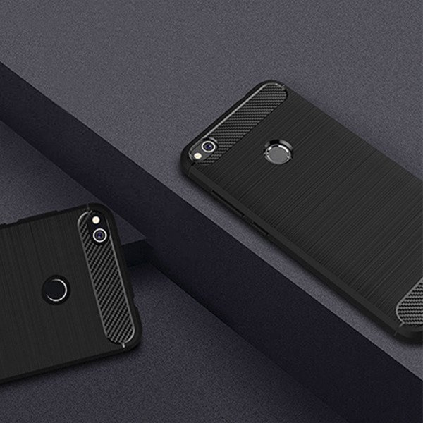 CASE ETUI CARBON LUX CZARNY HUAWEI P40 