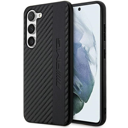 Etui AMG Carbon Stripe&Embossed na Samsung Galaxy S23 - czarne