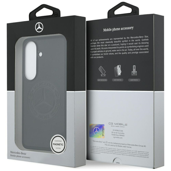 Etui Mercedes Vintage Logo MagSafe do    Samsung Galaxy S26 czarny