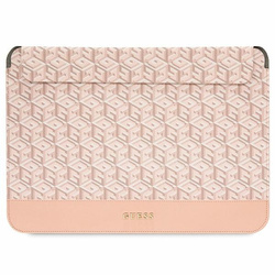 Guess Sleeve GUCS14HGCFSEP 14"różowy/pink GCube Stripes