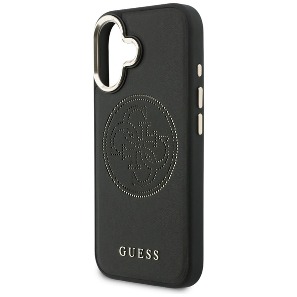 Etui Guess Perforated 4G MagSafe do      iPhone 17 czarny
