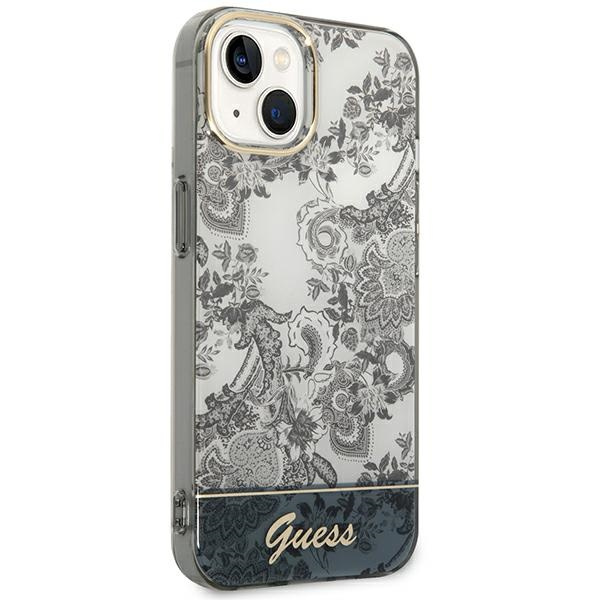 Guess GUHCP14MHGPLHG iPhone 14 Plus / 15 Plus 6.7" szary/grey hardcase Porcelain Collection