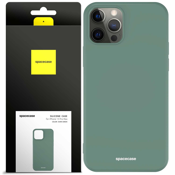 Spacecase Etui Silicone Case iPhone 13 Pro Max dark green