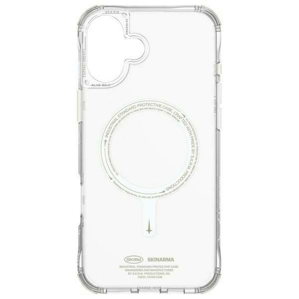 Skinarma etui Saido iPhone 16 6.1"        Magnetic Charging zielony/green (niteglow)