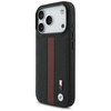 Etui BMW M Perforated Stripe Logo        MagSafe do iPhone 17 Pro czerwony