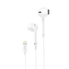FONENG wired earphones T28 Lightning with microphone 1.2M White
