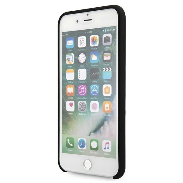 KARL LAGERFELD KLHCI8LSLKCBK  IPHONE 7/8 PLUS HARDCASE CZARNY/BLACK SILICONE KARL ICONIC
