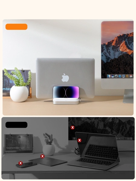 Joyroom laptop stand holder white (JR-ZS374)