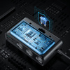 Ładowarka samochodowa 9w1 Joyroom JR-CL06 154W 5x USB-A / USB-C / 3x gniazdo zapalniczki PD QC PPS - czarna