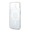 Zestaw Guess GUBPP14SH4EACSB Case+ Charger iPhone 14 / 15 / 13 6,1" niebieski/blue hard case 4G Print MagSafe