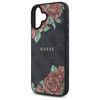 Guess GUHMP16SP4ROPEMCK iPhone 16 6.1"   czarny/black hardcase 4G Flowers Print MagSafe
