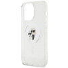 Karl Lagerfeld KLHMP14XHGKCNOT case for iPhone 14 Pro Max 6.7" - transparent hardcase Karl&amp;Choupette Glitter MagSafe