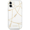 Guess GUHCP12SPCUCHWH iPhone12 mini 5,4" biały/white hardcase Gold Chain Collection