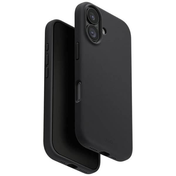 Etui UNIQ Lino do iPhone 17 Magclick     Charging szary