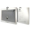Karl Lagerfeld Saffiano Monogram Ikonik case for a 14" laptop - silver