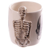 CERAMIC MUG WITH SKELETON PRINT
