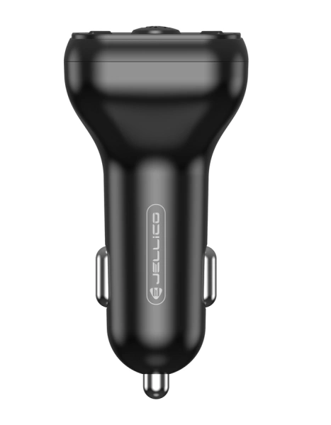 JELLICO transmiter FM FM1 2xUSB 3.1A Czarny