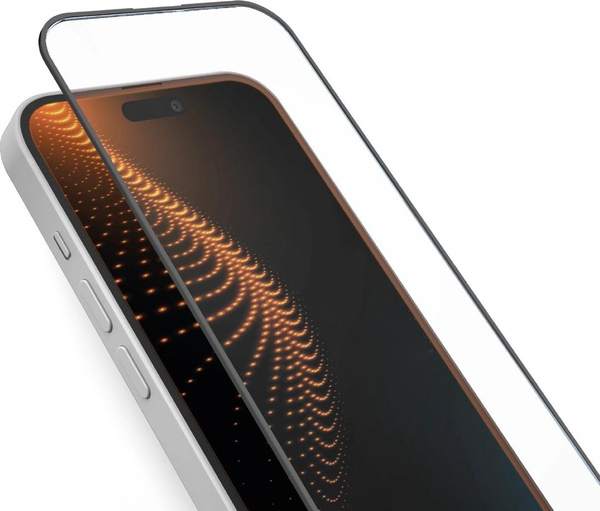 SBS Tempered Glass D3O with frame for Apple iPhone 16/iPhone 15