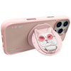 Etui Nimmy Glasses Cool Cat do iPhone 16  Pro Max różowy