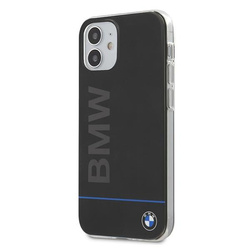 ETUI BMW BMHCP12SPCUBBK IPHONE 12 MINI 5,4" CZARNY/BLACK HARDCASE SIGNATURE PRINTED LOGO