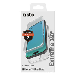 SBS 360° Full Body Cover do iPhone'a 15 Pro Max - Unbreakable Collection