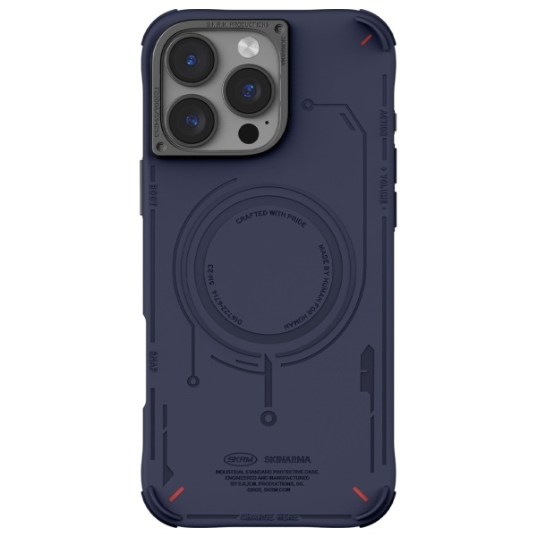 Skinarma etui Mecha iPhone 16 Pro 6.3"    Magnetic Charging granatowy/navy