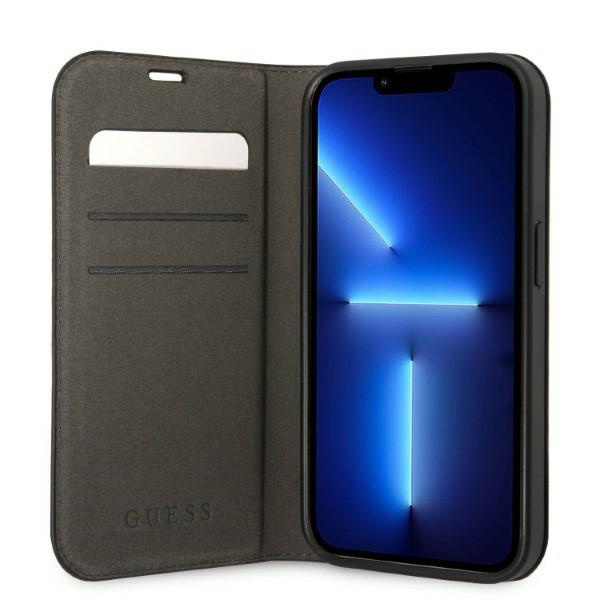 Guess GUBKP14XHG4SHK iPhone 14 Pro Max6,7" czarny/black book 4G Vintage Gold Logo