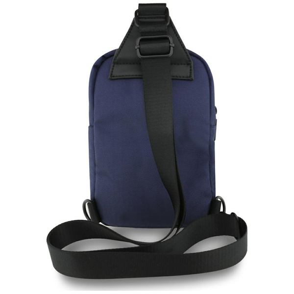 Torebka na telefon BMW Nylon Pocket&Metal Logo Crossbody granatowy