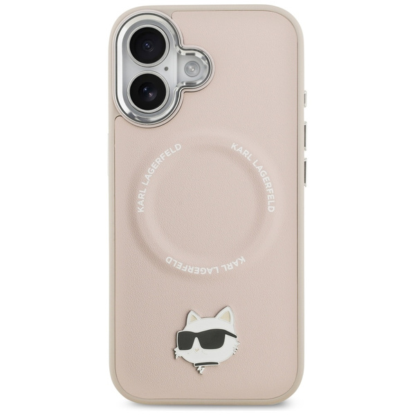 Etui Karl Lagerfeld Choupette Pin        MagSafe do iPhone 17 różowy