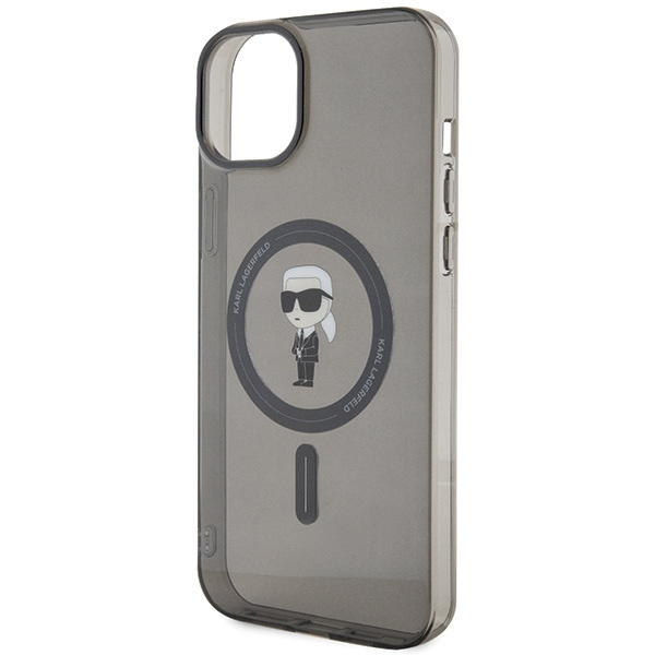 Karl Lagerfeld IML Ikonik MagSafe case for iPhone 15 Plus - transparent