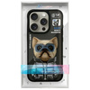 Nimmy etui iPhone 15 Pro Max 6.7" czarny/black Cool&Cute 2.0 Dog