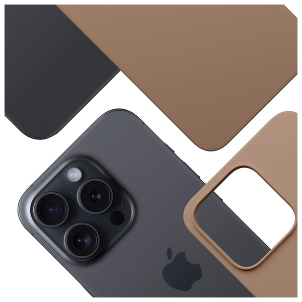 Etui 3MK Hardy MagSilicone do Apple      iPhone 14 Pro złoty