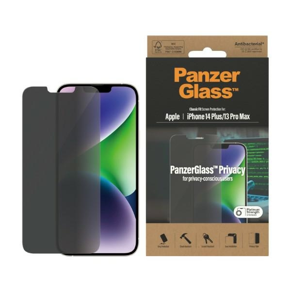 PanzerGlass Classic Fit iPhone 14 Plus / 13 Pro Max 6,7" Privacy Screen Protection Antibacterial P2769