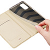 DUX DUCIS SKIN PRO CASE FOR XIAOMI REDMI NOTE 11E /REDMI 10 5G / REDMI 10 PRIME+ 5G / POCO M4 5G COVER FLIP CARD WALLET STAND GOLD