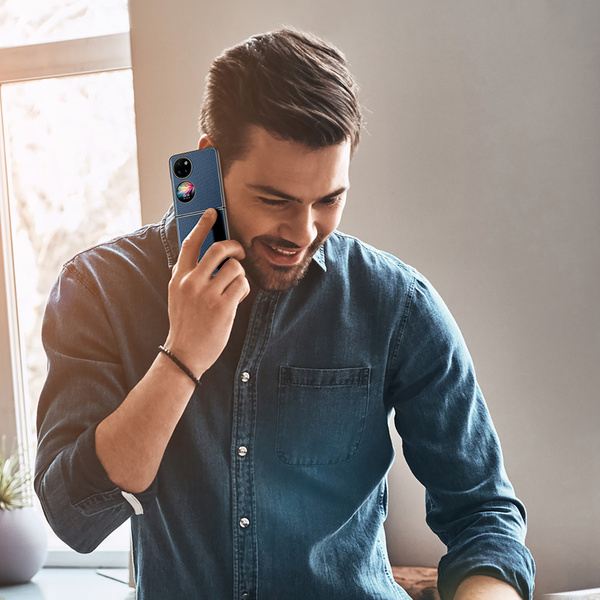 DUX DUCIS FINO CASE IS MADE OF NYLON MATERIAL HUAWEI P50 POCKET RED