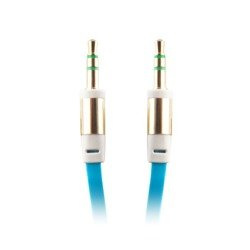 ADAPTER AUDIO JACK 3.5MM AUX NIEBIESKI