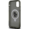 Karl Lagerfeld Ring Stand Karl&Choupette MagSafe case for iPhone 11 / Xr - black