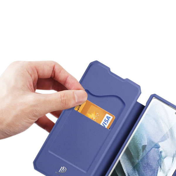 DUX DUCIS SKIN X HOLSTER COVER FOR SAMSUNG GALAXY S22 ULTRA BLUE