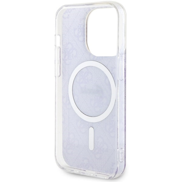 Guess GUHMP14LH4STU iPhone 14 Pro 6.1"purpurowy/purple hardcase 4G MagSafe