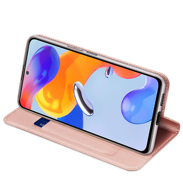 DUX DUCIS SKIN PRO HOLSTER COVER FLIP COVER FOR XIAOMI REDMI NOTE 11 PRO + 5G / 11 PRO 5G / 11 PRO PINK