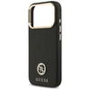 Etui Guess Grained Strass Logo MagSafe   do iPhone 17 Pro czarny
