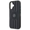 Mercedes MEHMP16S23HRSK iPhone 16 6.1"    czarny/black hardcase MB Double Layer Crossed Lines MagSafe