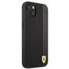 Etui Ferrari On Track Carbon Stripe na iPhone 13 mini - czarne