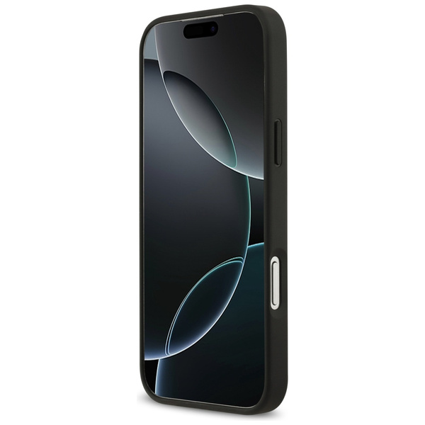 Etui Guess 4G Double Card Triangle do    iPhone 17 Pro Max czarny
