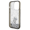 Karl Lagerfeld Liquid Glitter Choupette case for iPhone 14 Pro Max - transparent