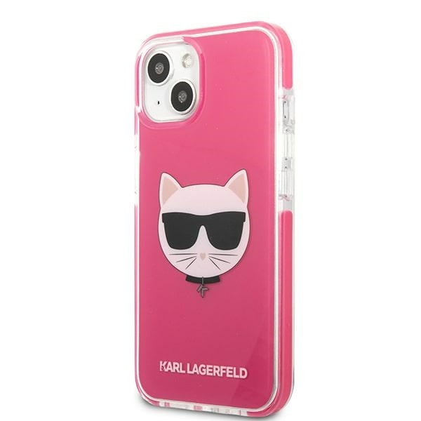 KARL LAGERFELD KLHCP13STPECPI IPHONE 13 MINI 5.4 "HARDCASE FUKSJA/FUSCHIA CHOUPETTE HEAD