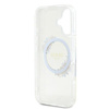 Guess GUHMP16SHFWFCT iPhone 16 6.1" przeźroczysty/transparent hardcase IML Flowers Wreath MagSafe
