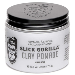 Slick Gorilla Clay Pomade – 2.5 oz for strong hold and a natural finish