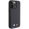 Etui BMW Leather Stamp Tricolor do iPhone 15 Pro Max - czarne