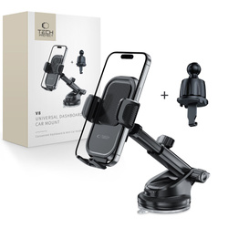 TECH-PROTECT V8 UNIVERSAL DASHBOARD & VENT CAR MOUNT BLACK